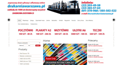 Desktop Screenshot of drukarniawarszawa.pl