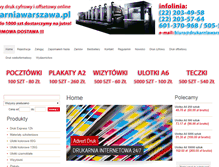 Tablet Screenshot of drukarniawarszawa.pl